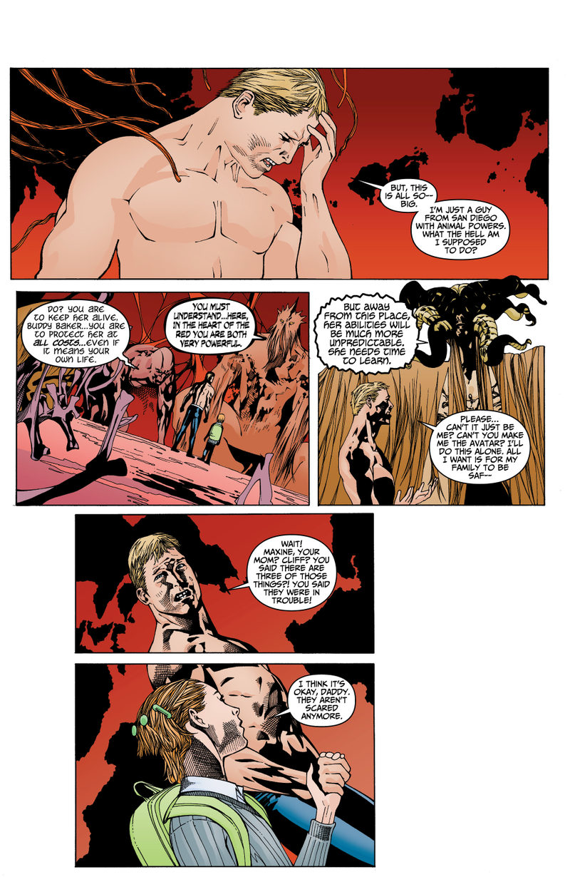 Illustration for article titled Read an exclusive, viscera-and-guts-filled preview of DC Comics' Animal Man!